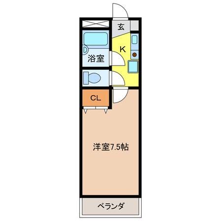 大野ハイツの物件間取画像